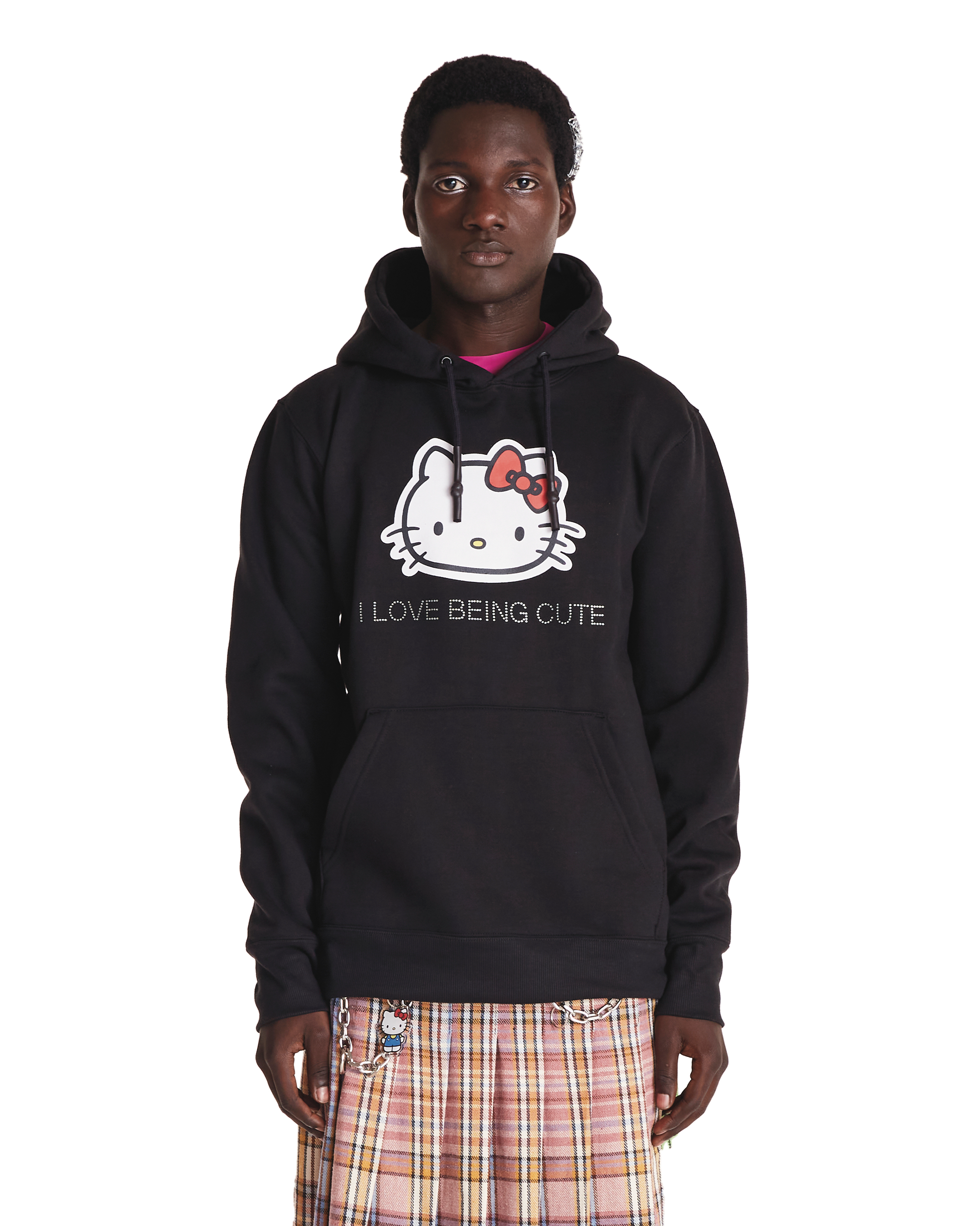 OVERSIZED HOODIE HELLO KITTY - PRETO