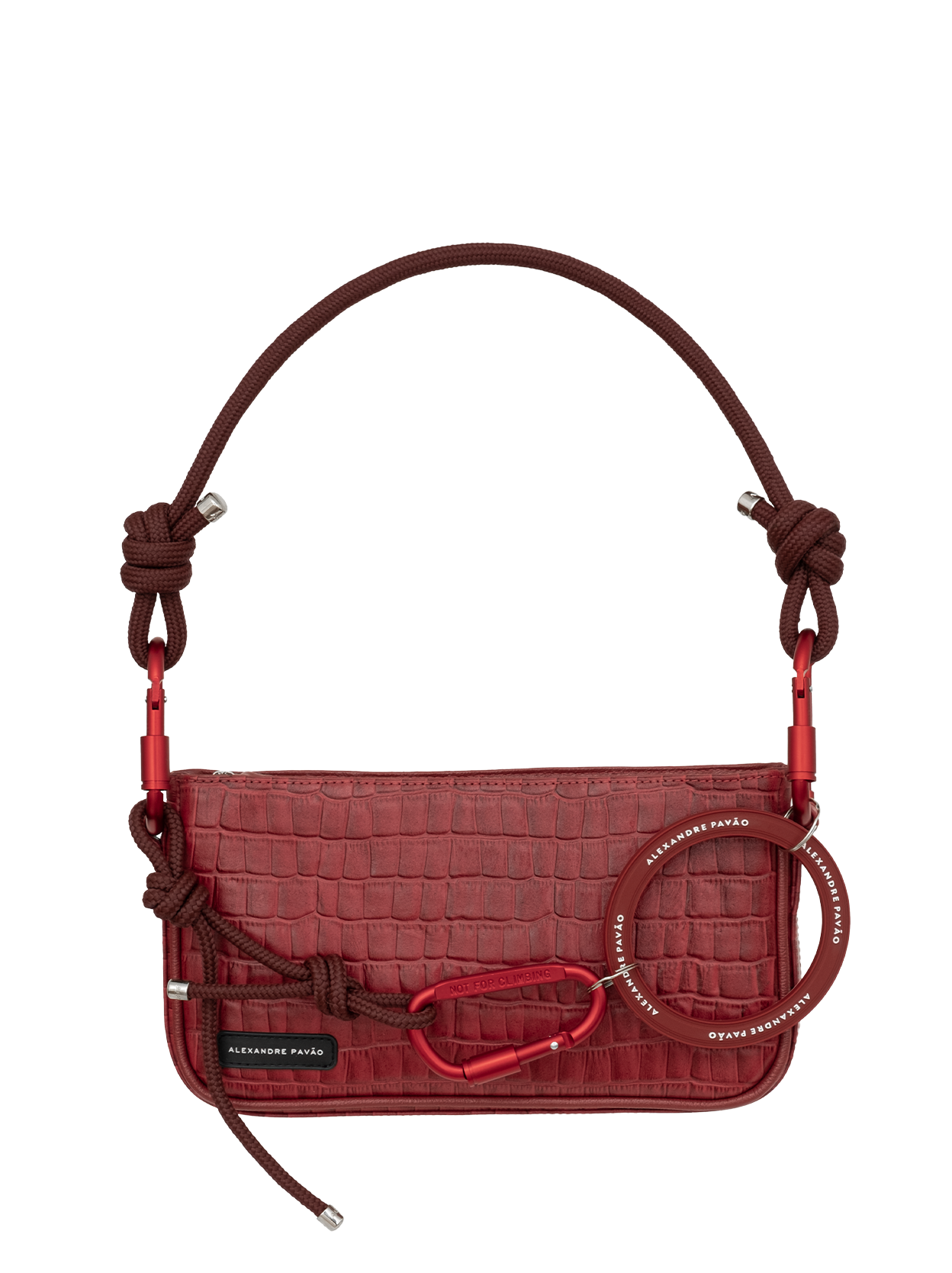 PARIS SHOULDER BAG - VERMELHO CROCO