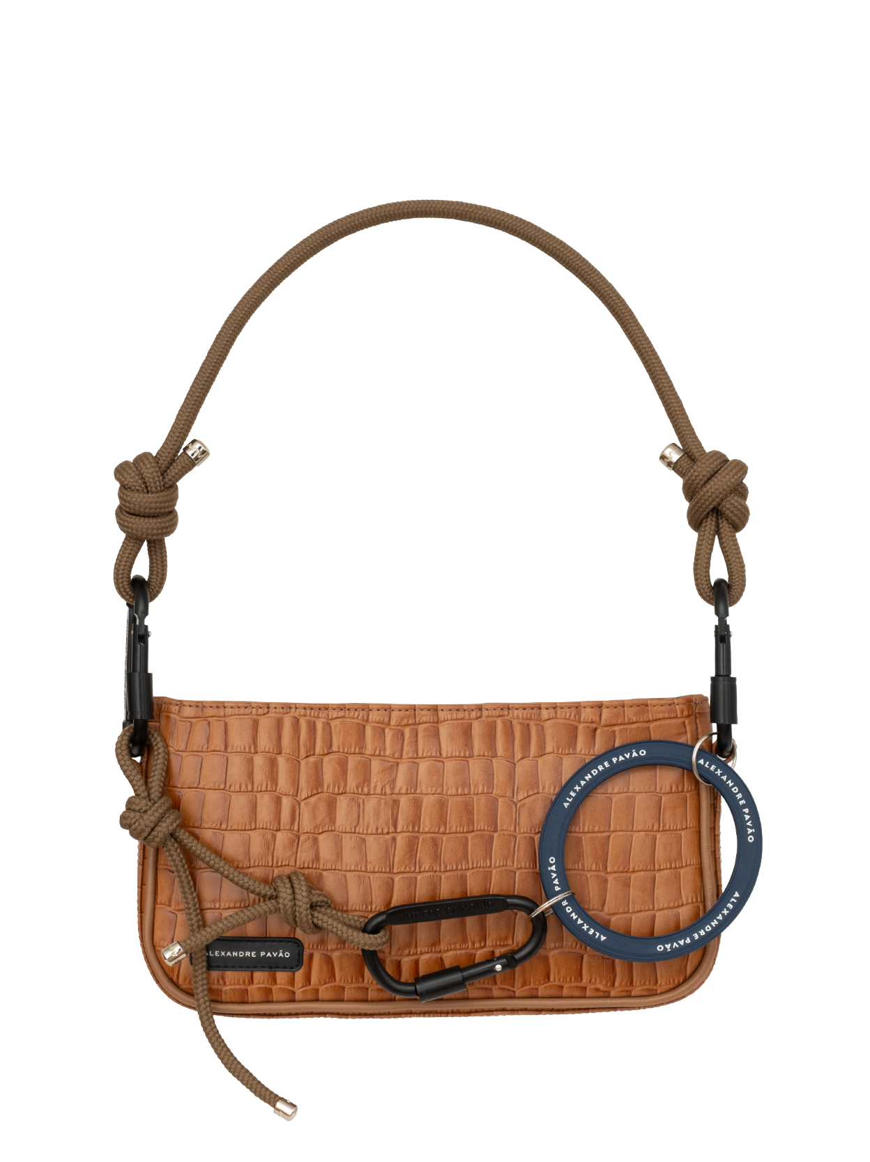 PARIS SHOULDER BAG - MARROM CROCO