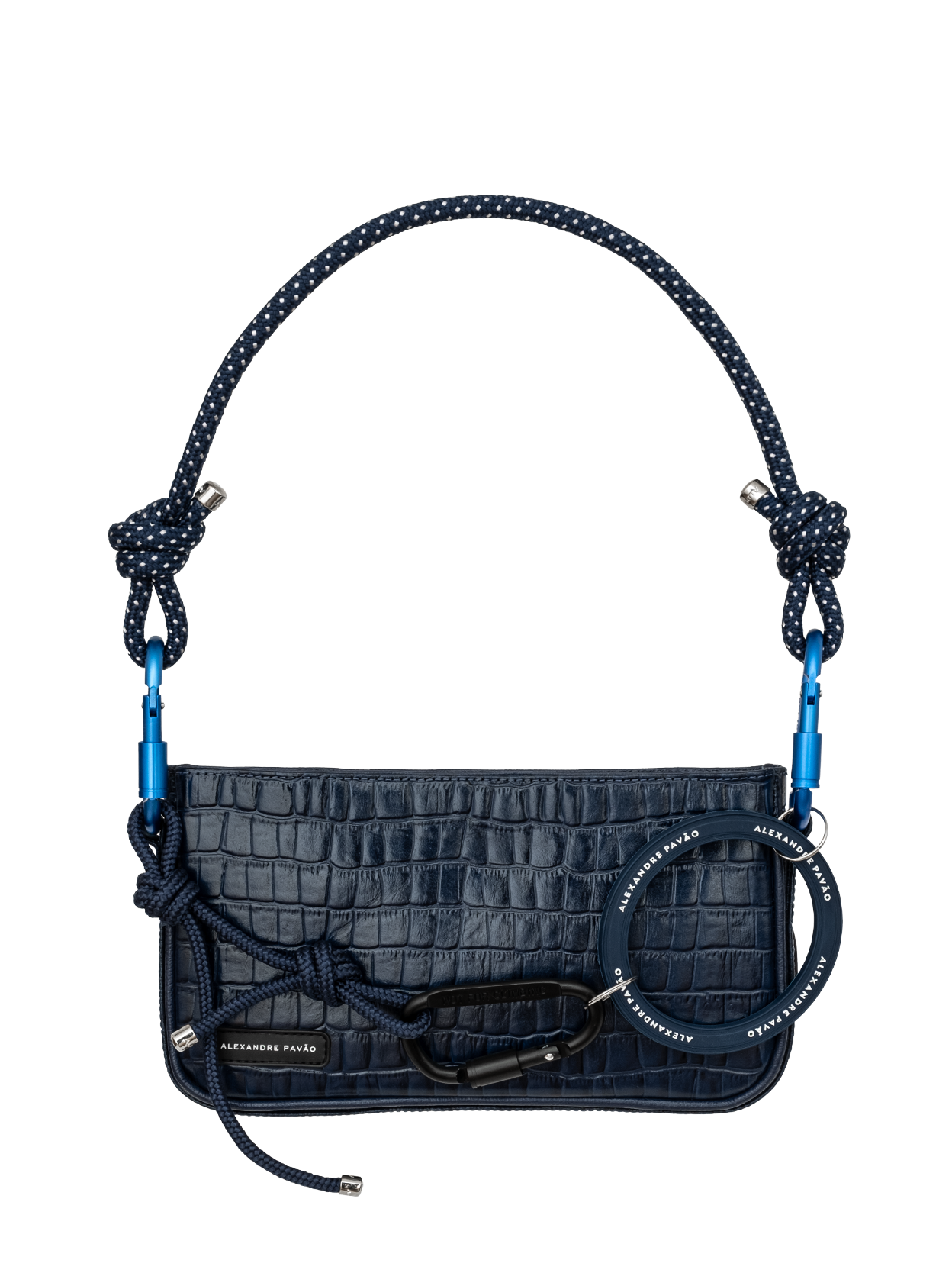 PARIS SHOULDER BAG - AZUL CROCO