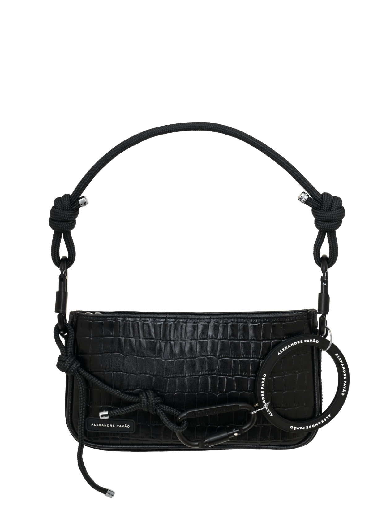 PARIS SHOULDER BAG - PRETO CROCO