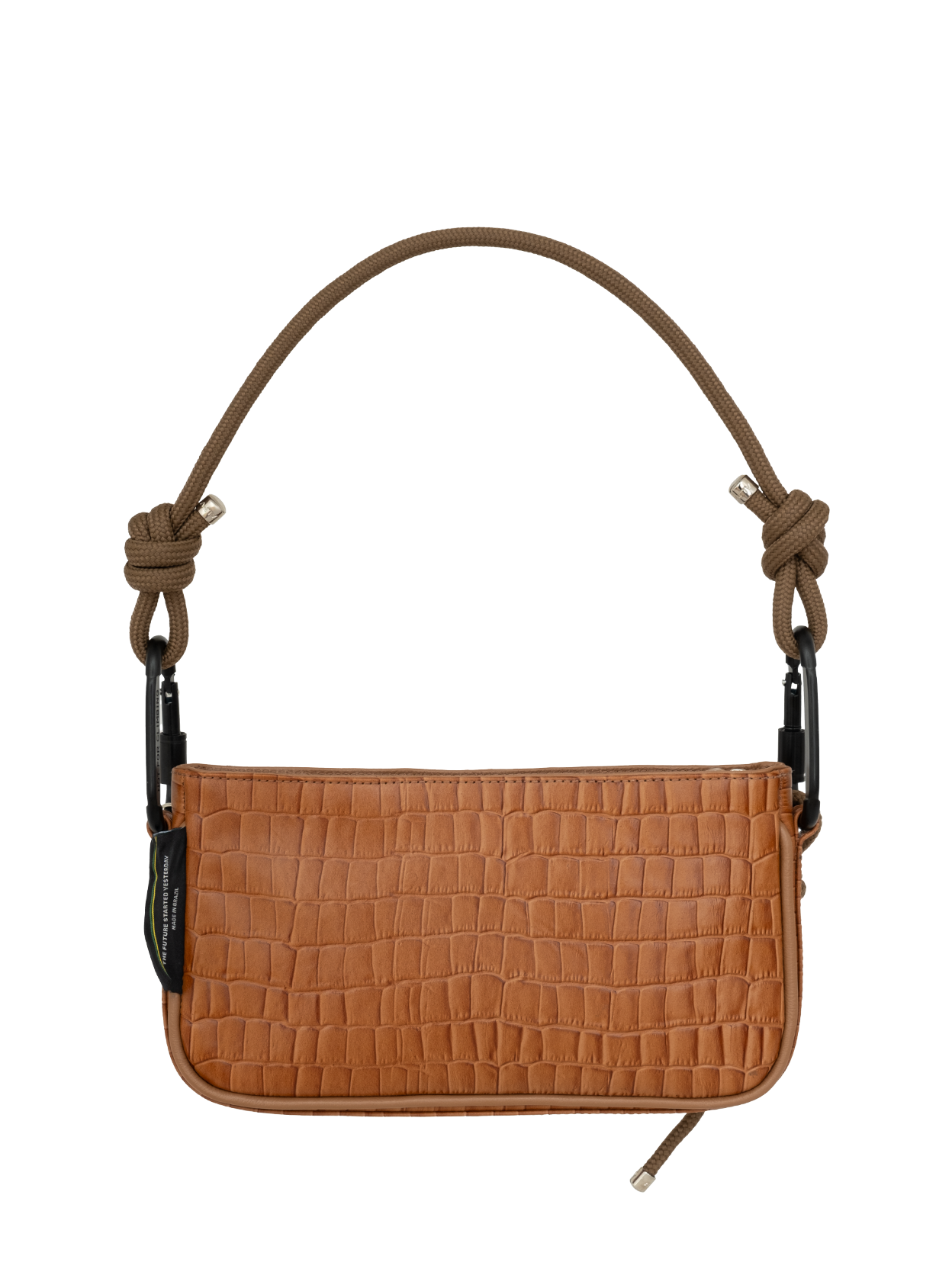 PARIS SHOULDER BAG - MARROM CROCO