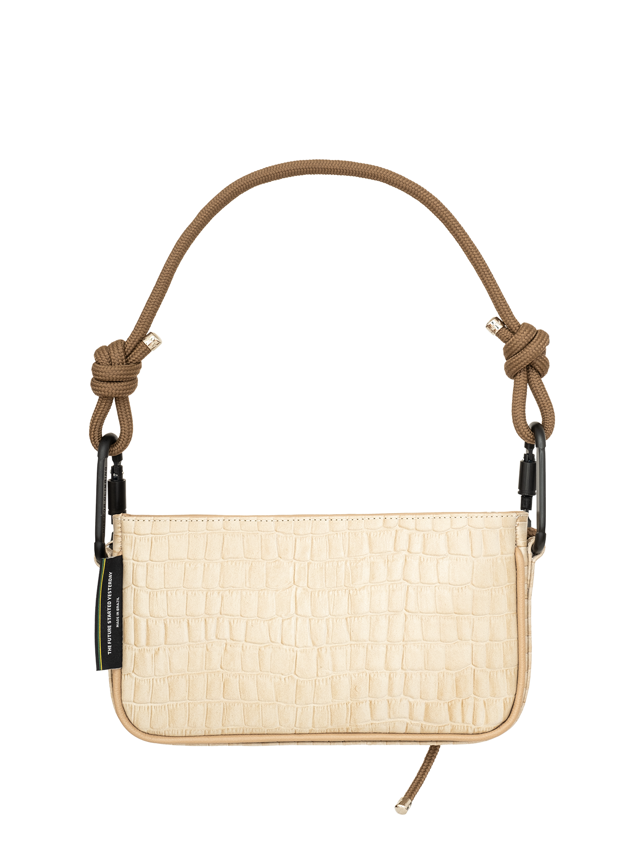 PARIS SHOULDER BAG - BEGE CROCO