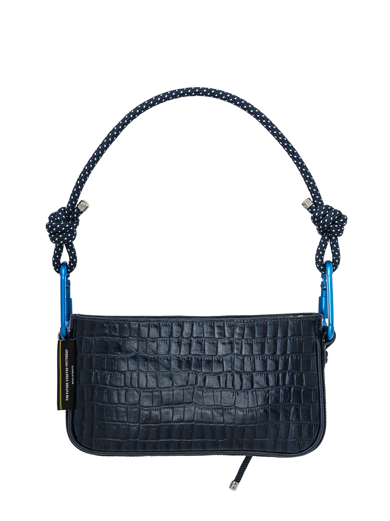 PARIS SHOULDER BAG - AZUL CROCO