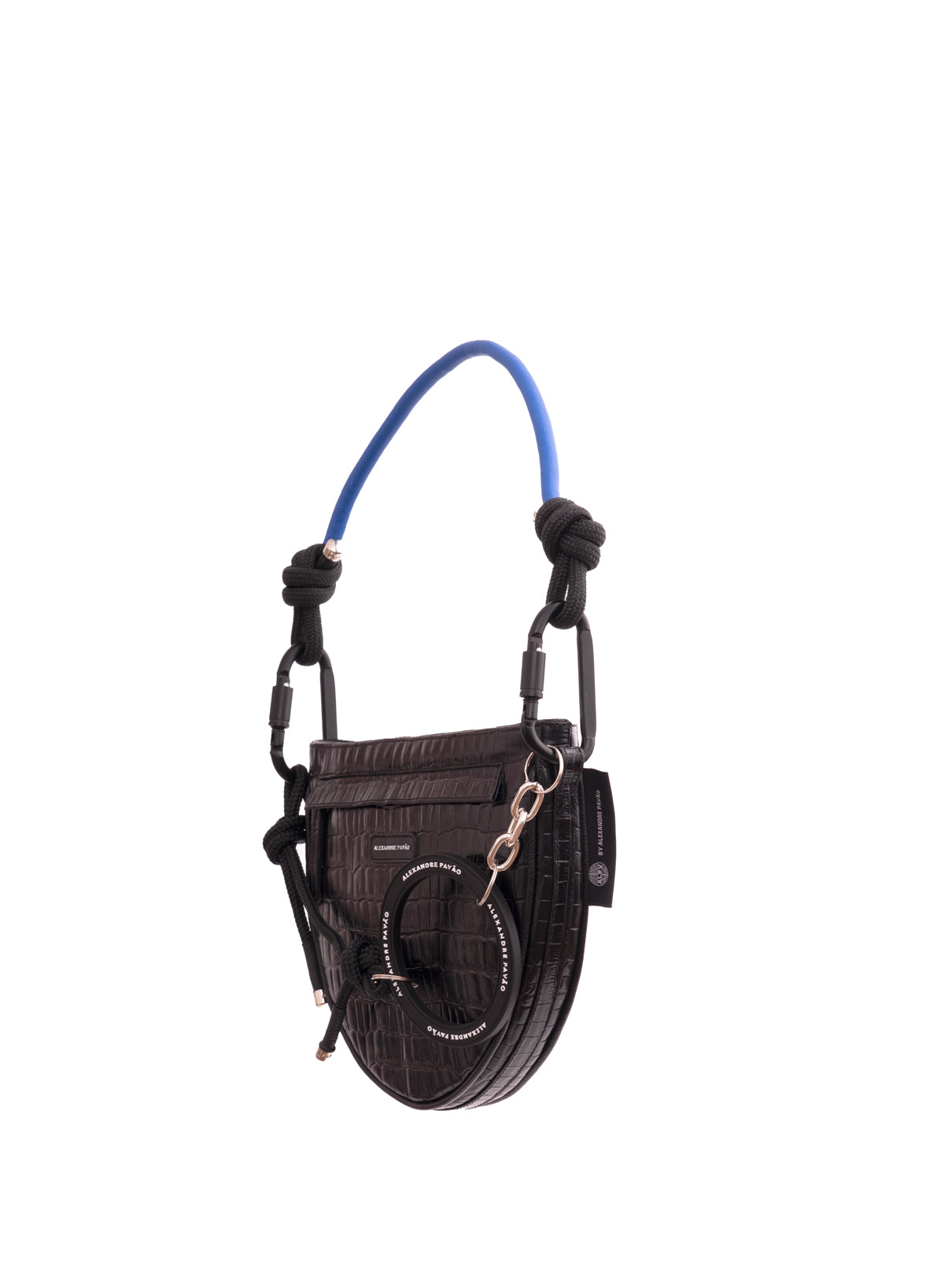 BELLA SHOULDER BAG - CROCO PRETO