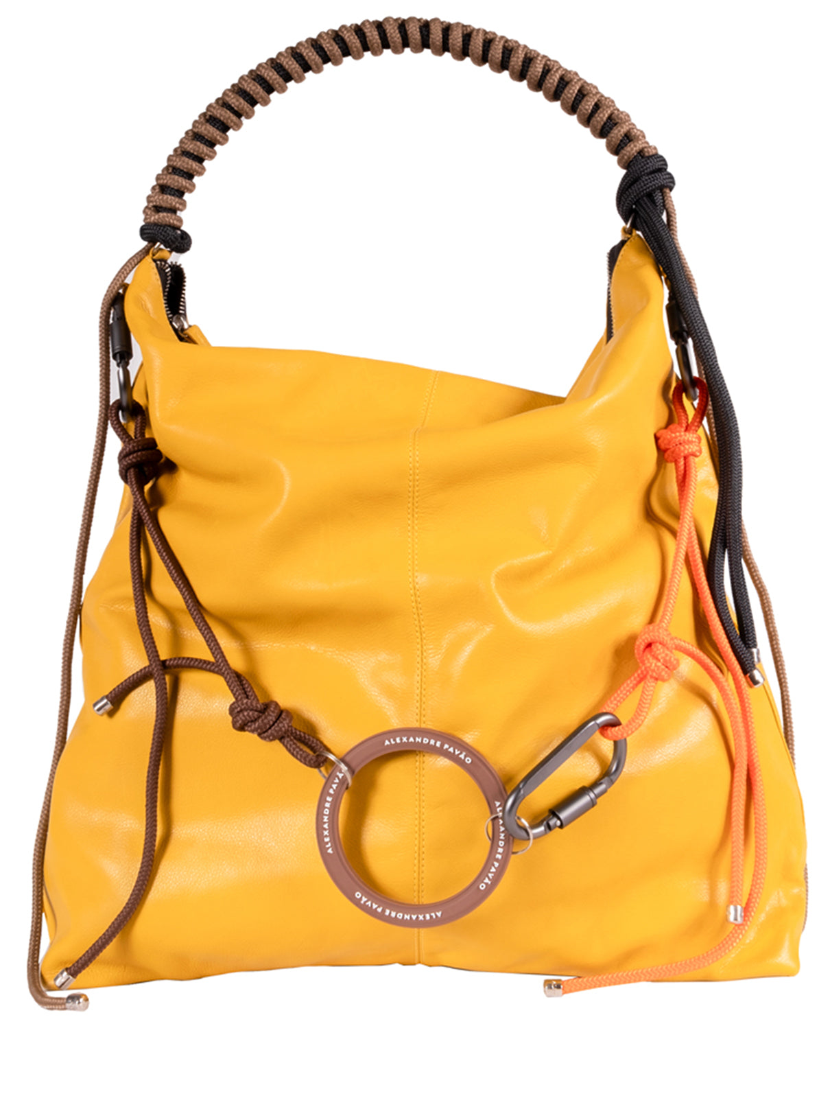 DEN MAXI SHOULDER BAG - MOSTARDA