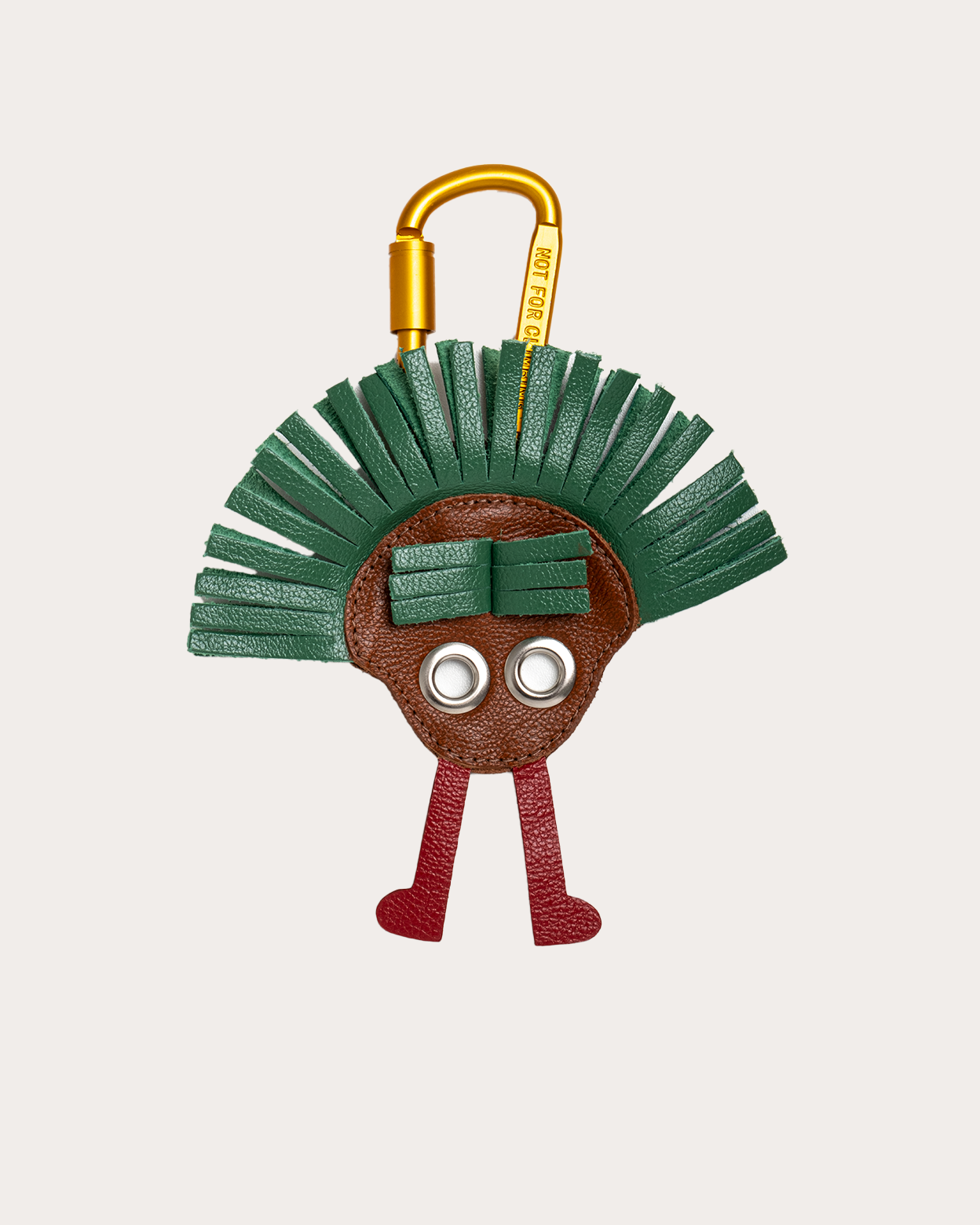 ALPV LEATHER KEYCHAIN - VERDE