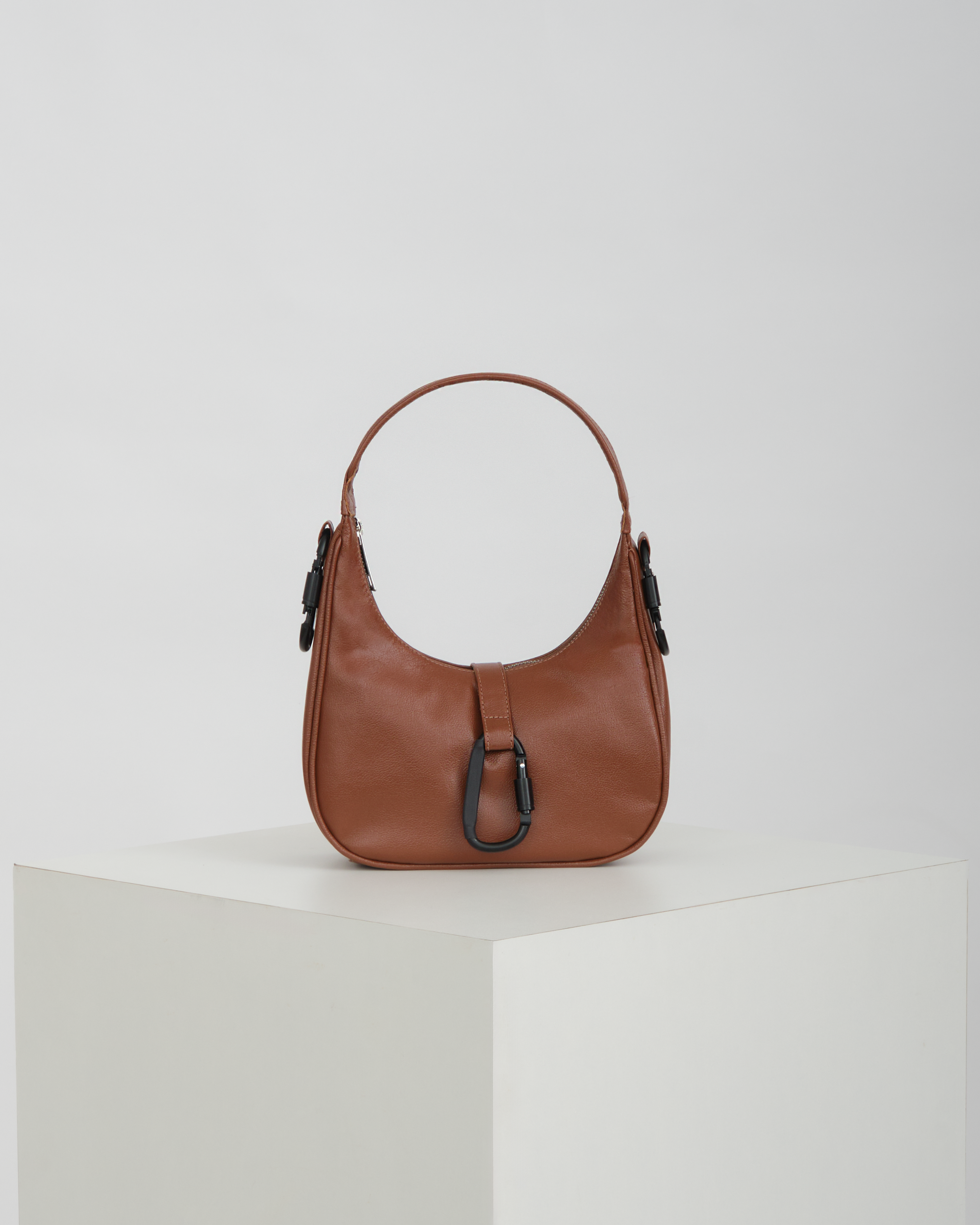 VLAD SHOULDER BAG SMALL - MARROM